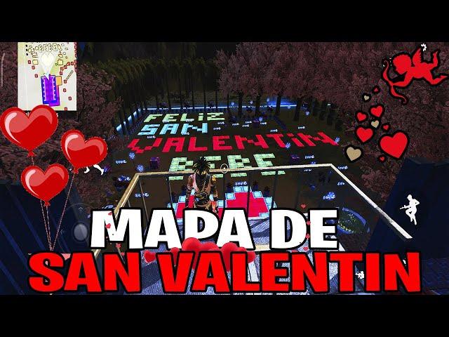 ️INCREIBLE MAPA DE SAN VALENTIN FREE FIRE 2023