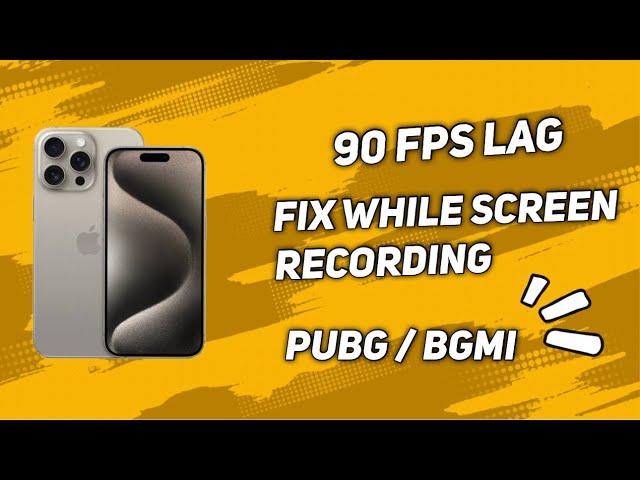 How To Fix 90 Fps lag on iPhone 13 Pro/Max & 14 Pro/Max & 15 Pro/Max While recording