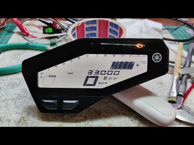 Yamaha MT09 Instrument cluster / Speedometer / Meter  - Power up