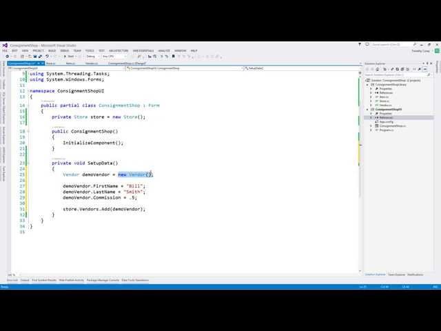 Creating a C# Application: From idea to finished product