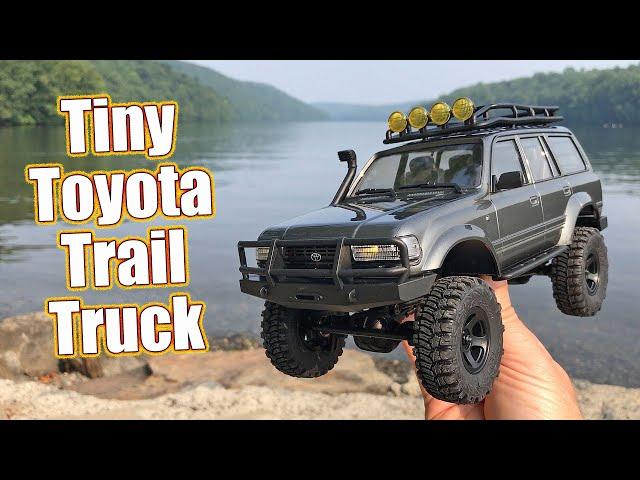 Tiny Trail-Ready RC Car! - FMS Toyota Land Cruiser LC80 Mini 4wd Crawler Review | RC Driver