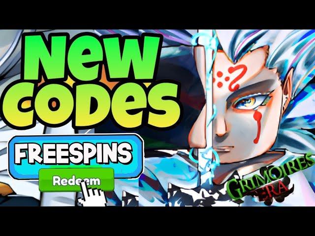 *UPDATE 1* ALL NEW WORKING CODES FOR GRIMOIRES ERA IN 2024! ROBLOX GRIMOIRES ERA CODES