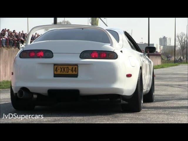 BEST OF JDM CARS - BURNOUTS, FLAMES, REVS & SOUNDS!