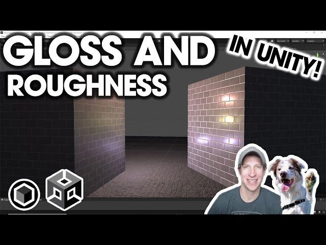 REALISTIC REFLECTIONS in Unity with Gloss and Roughness Maps