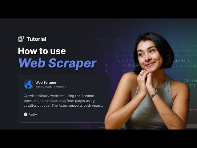 How to scrape ANY website with Apify’s Web Scraper API