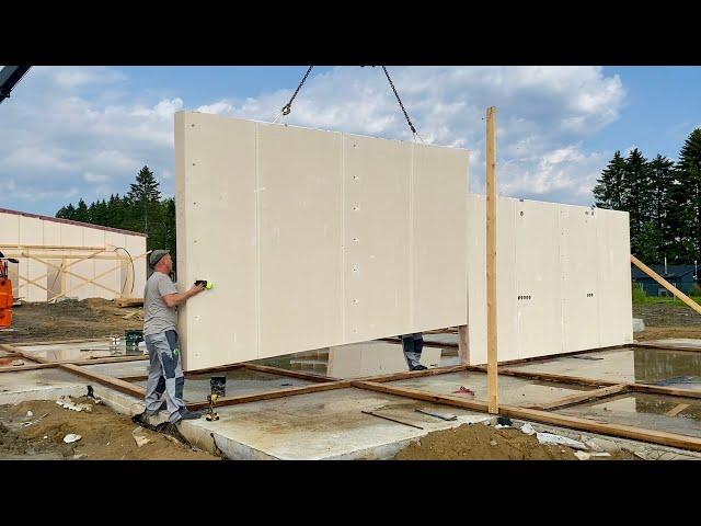 How to build a house in 10 days. Fast construction technologies