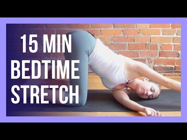 15 min Evening Yoga Stretch - Full Body Bedtime Yoga
