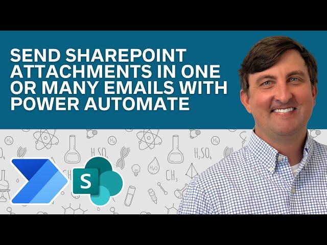 Send SharePoint Attachments In One Or Multiple Emails With Power Automate (Ep. 6)