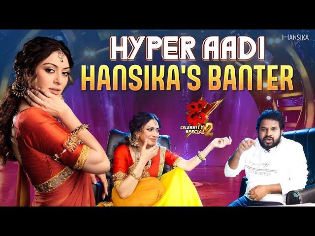 Hyper Aadi & Hansika's Banter ||  Dhee Masti Vlog || Hansika Motwani