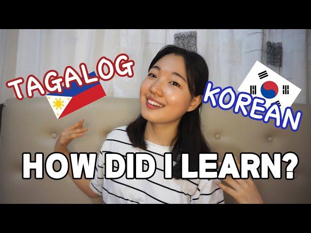 HOW DID I LEARN KOREAN AND TAGALOG LANGUAGES? | PURE KOREAN | HANA CHO