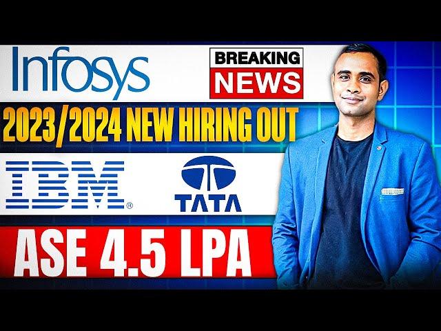 Infosys Hiring - Breaking News 2023/24 | IBM & TATA Hiring | Batch 2025-2028