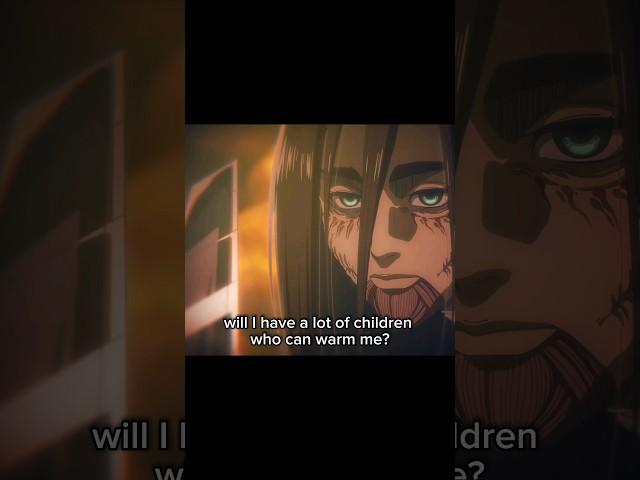 Eren Yeager Death ️‍🩹 Attack on Titan Final Season Last Episode Edit #anime #eren #attackontitan