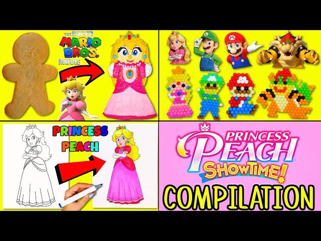 Princess Peach Compilation: Gingerbread Man Cookie DIY, Super Mario Bros Art