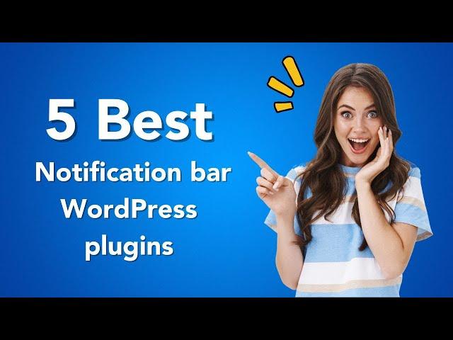 5 Best Notification bar WordPress plugins | eCommerce Website WordPress plugins