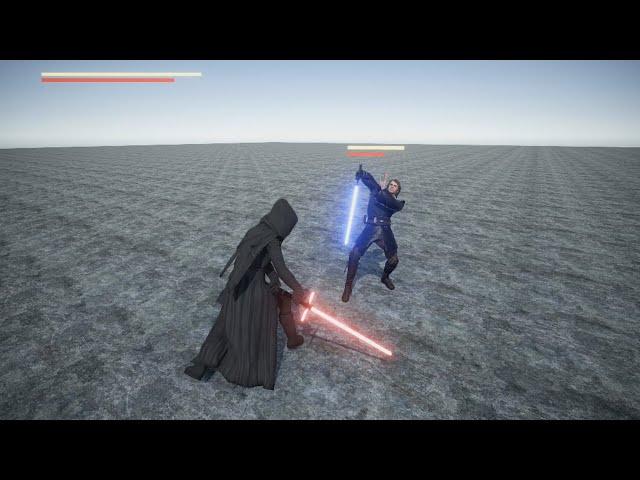 Unity3D - Star Wars/For Honor Type Project (Update #3) - Combat