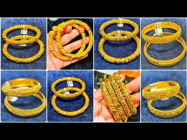 Gold Bangles Daily Wear Designs 2025 /Latest Gold Churi Designs/ Ruli bala designs||