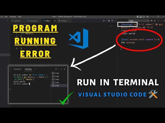 VS Code Terminal Not Showing Output | VS Code Terminal Not Working