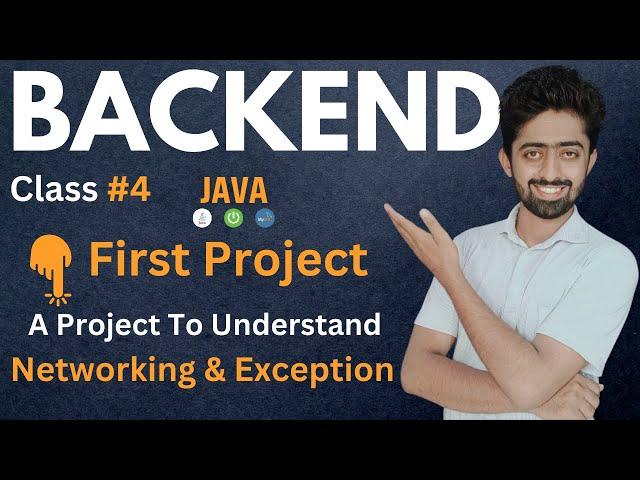 Java Backend Project | Backend Developer Course in Hindi | lecture 04