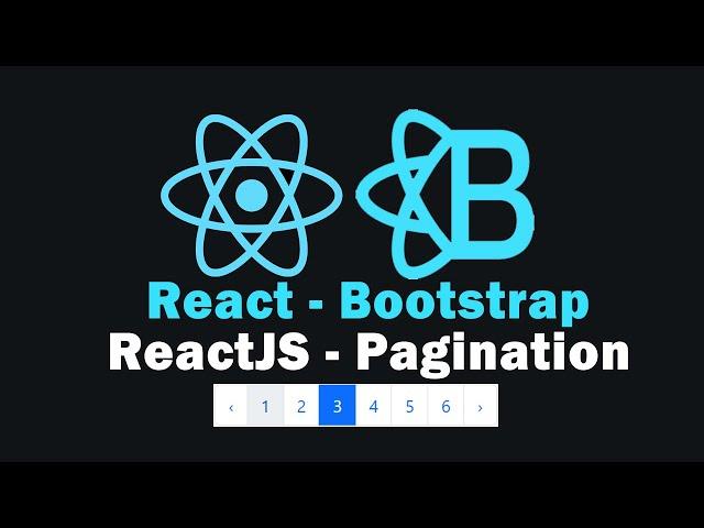 Pagination ReactJS, React-Bootstrap