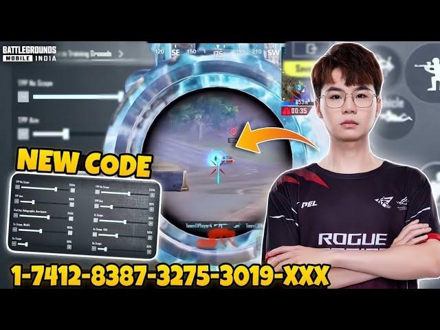 PUBG 3.5 Update  Best Sensitivity Code & 5 Finger Control Settings | BGMI / Pubg Mobile 2024