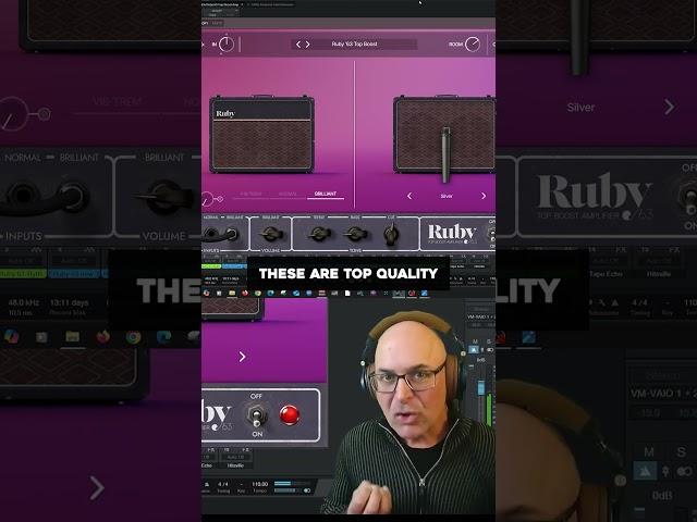 Listen to the Amp Decay  UAD Ruby '63