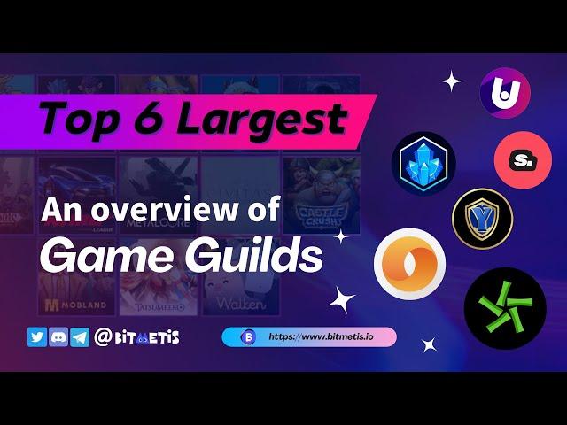 An Overview of Top 6 Largest Gaming Guilds | BitMetis Gamefi | Metaverse | Play2Earn | Guild |