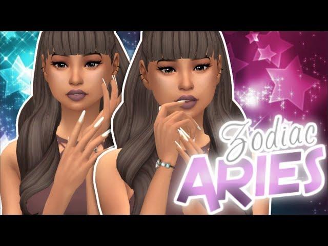 The Sims 4: ARIES ZODIAC Sign | Create A Sim (MM) Birth