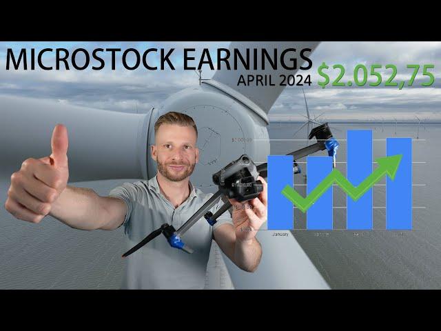 My April 2024 Microstock Earnings | $2.052,75