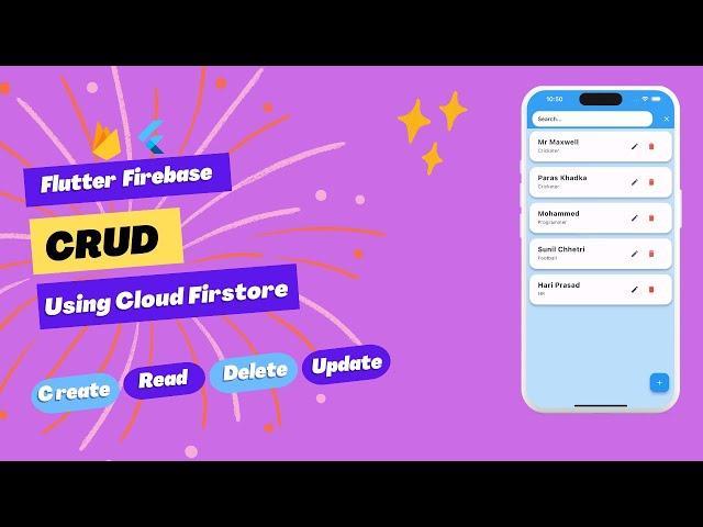 Flutter Firebase CRUD Using Cloud Firestore || Flutter Firebase CRUD (create read update delete)