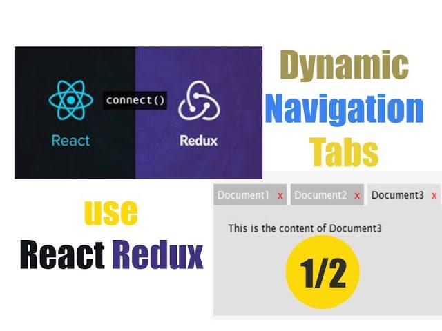 Build Dynamic Navigation Tabs use React Redux (1/2)