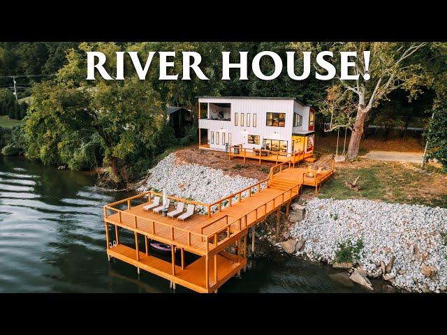 This Family Airbnb is on the River! Stunning Location Full Tour!