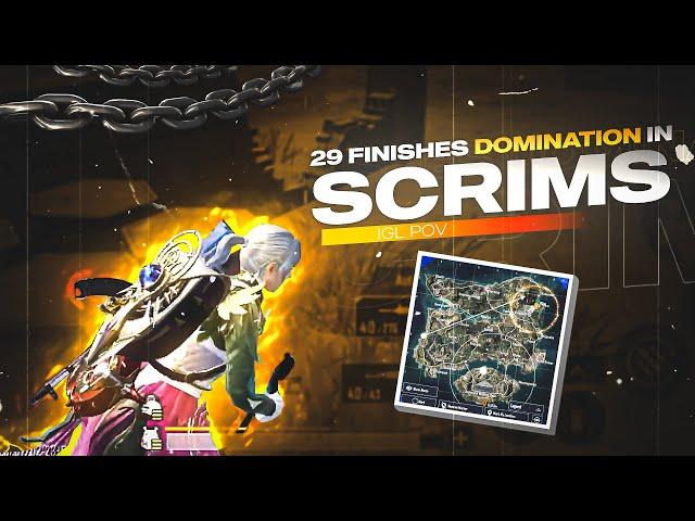 29 Finishes Domination in Scrims  - IGL POV - iPhone 13 - BGMI COMPETETIVE  -  BGIS GRIND 