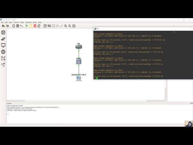 Install and Setup GNS3 2.1.0 - Cisco Router, Cisco Switch and GNU/Linux Virtual Machine