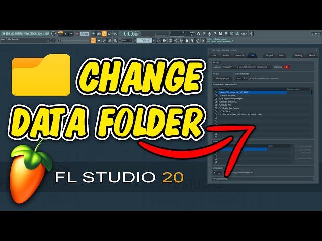 How To Find & Change Your Data Folder In FL Studio 20