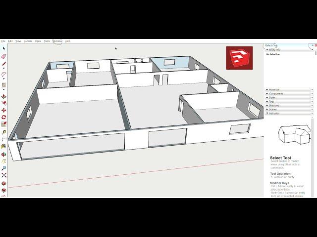 SketchUp Pro 2020 Default tray, how to find Default tray in sketchup pro