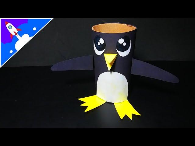 Como fazer um pinguim de papel