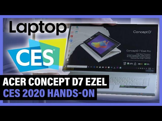 Hands-on with the Acer Concept D7 Ezel | Laptop Mag at CES 2020