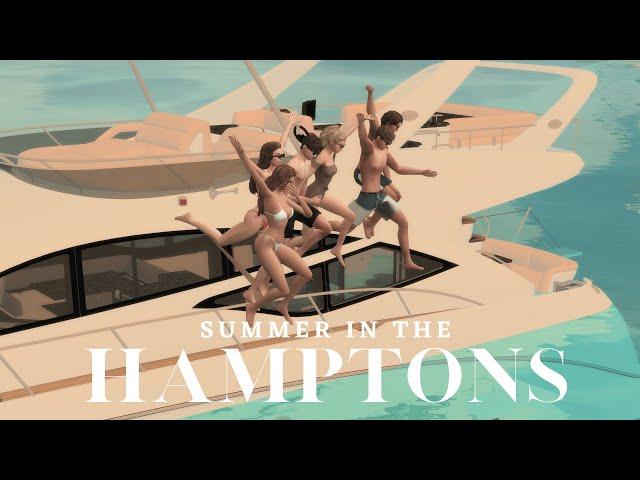 EP 1 | Summer in the Hamptons Premier | Sims 4 Let's Play
