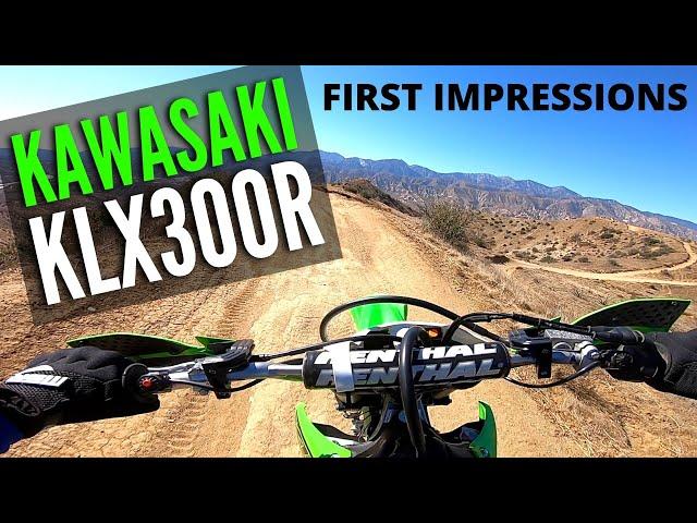 Kawasaki KLX300R — Test Ride & First Impressions!