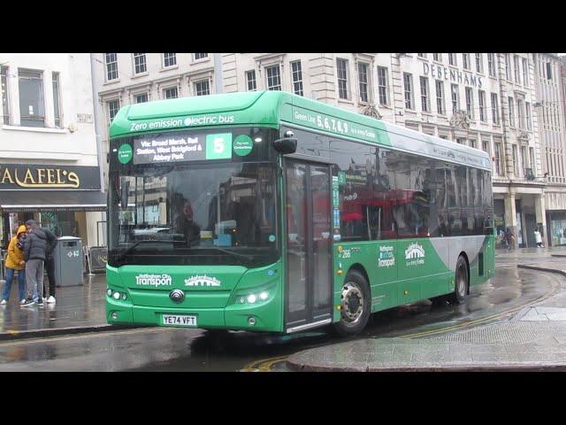 Nottingham City Transport Yutong E10's on The Green Line Bridgford Services