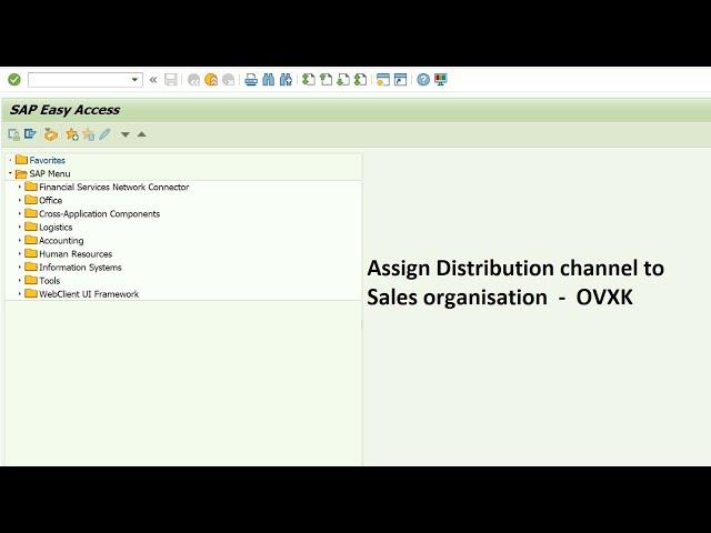 Assign distribution channel to sales organization in SAP SD  -  SAP MM || Step 6