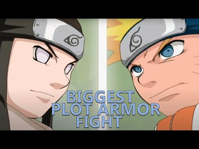 The Biggest Plot Armor Fight In Naruto | Naruto vs Neji