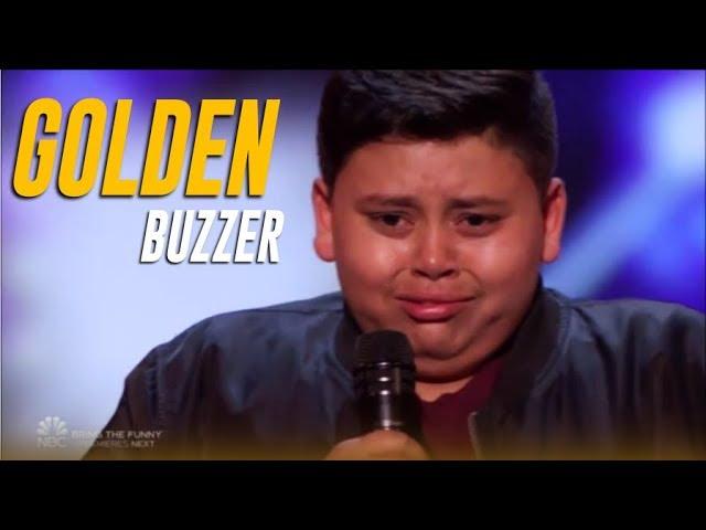 Luke Islam: 12-Year-Old NY Boy Gets Julianne Hough's GOLDEN BUZZER on America's Got Talent!