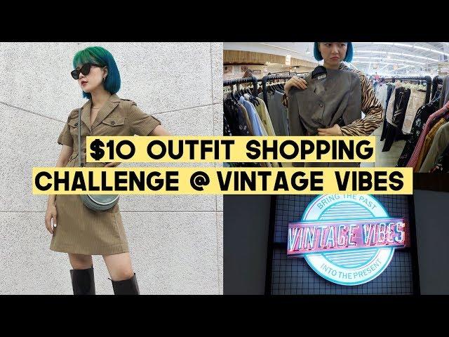 $10 Chic Outfit Shopping Challenge at Vintage Vibes Jakarta | Q2HAN