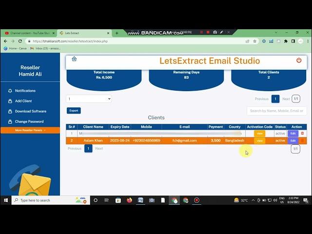 How To Activate LetsExtract Email Studio | Reseller Panel Review | Bulk Email Sender