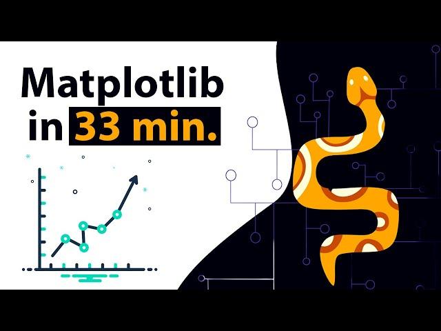 Matplotlib Python Complete Tutorial in 33 Minutes