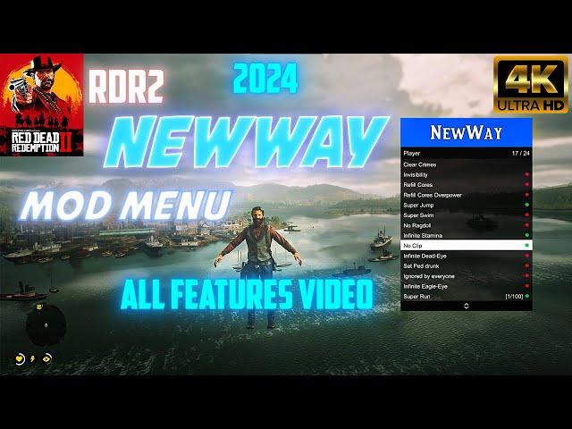 NewWay Mod Menu (RDR2)Red Dead Redemption  2 (All Features) VIDEO!