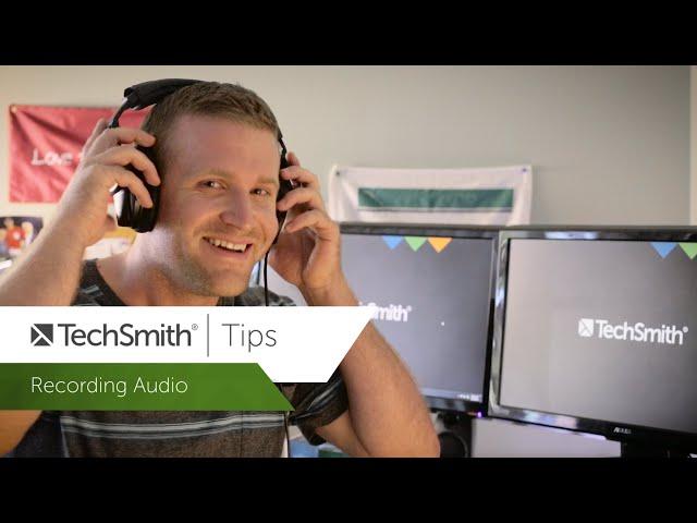 Mics, Audio Recorders & How to Sync Video with Audio - TechSmith Tips