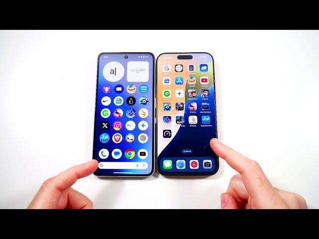 Nothing Phone 3a Pro vs iPhone 16 Pro Max Speed Test