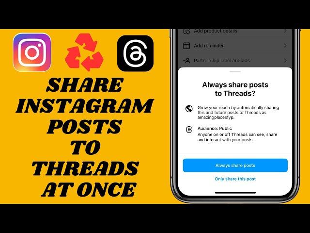 How To Share Instagram Posts On Threads Automatically [2024 Update]